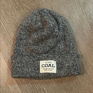 Coal Women's Gray Beanie Hat